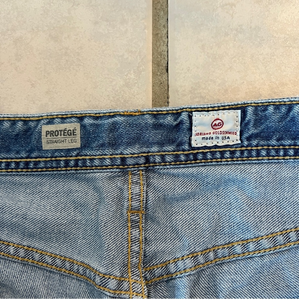 Adriano Goldschmied Protege Straight Leg Jeans Size 34 x 34 Made in USA - Picture 3 of 9